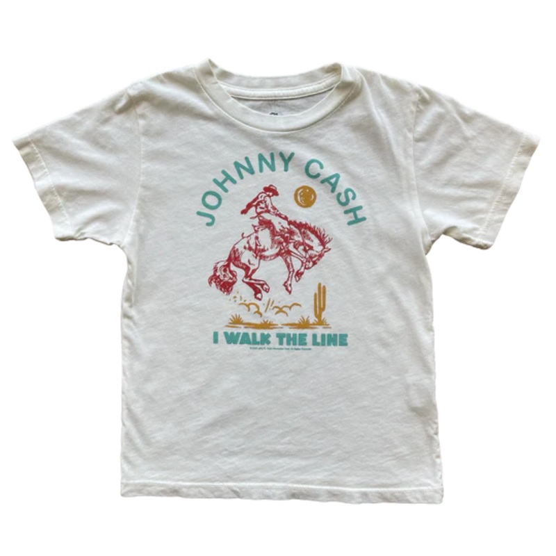 Organic Tee Johnny Cash Cowboy 3-6M