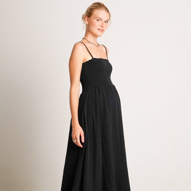 The Easy Dress Black XS