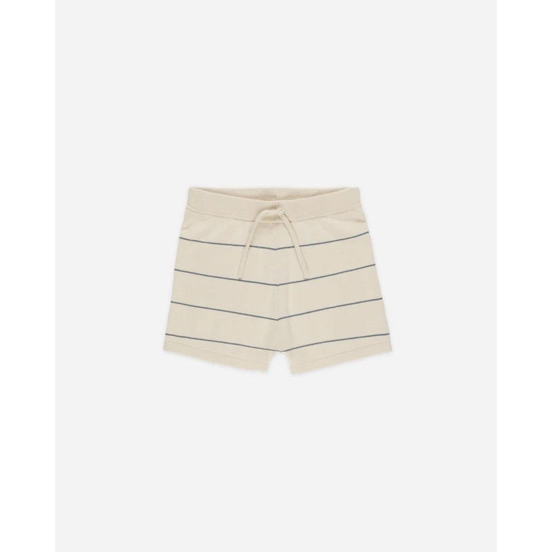 Chandler Knit Short Eucalyptus Stripe 6-12M
