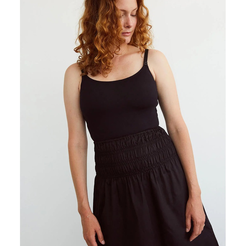 Everyday Pumping + Nursing Tank Black XS