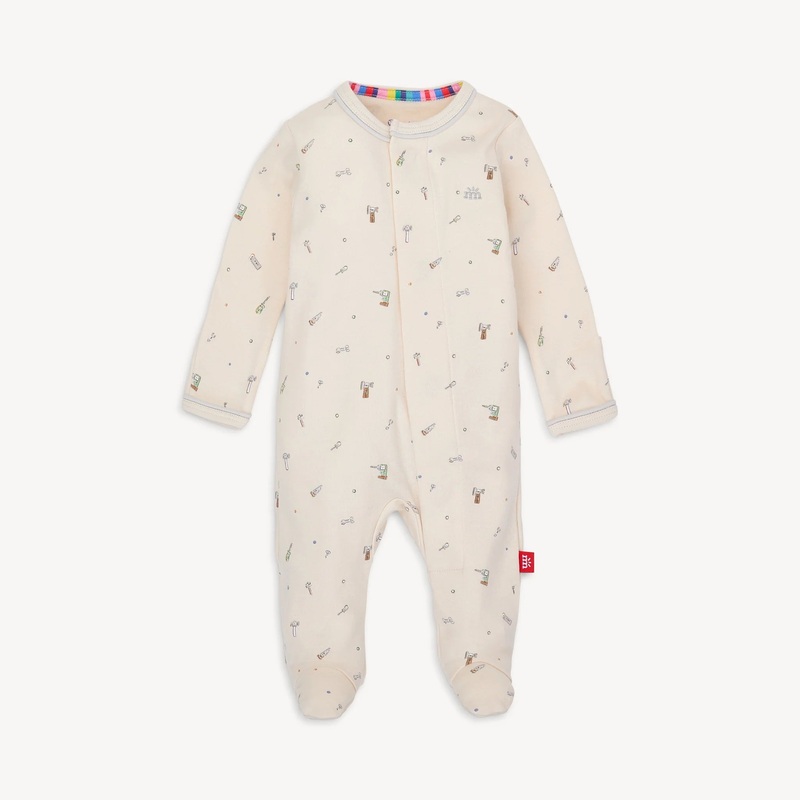 Fix it Friends Organic Cotton Magnetic Parent Favorite Footie Fix it Friends NB