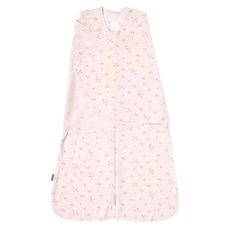 Halo25 Cotton Sleepsack Swaddle Pink Floral NB