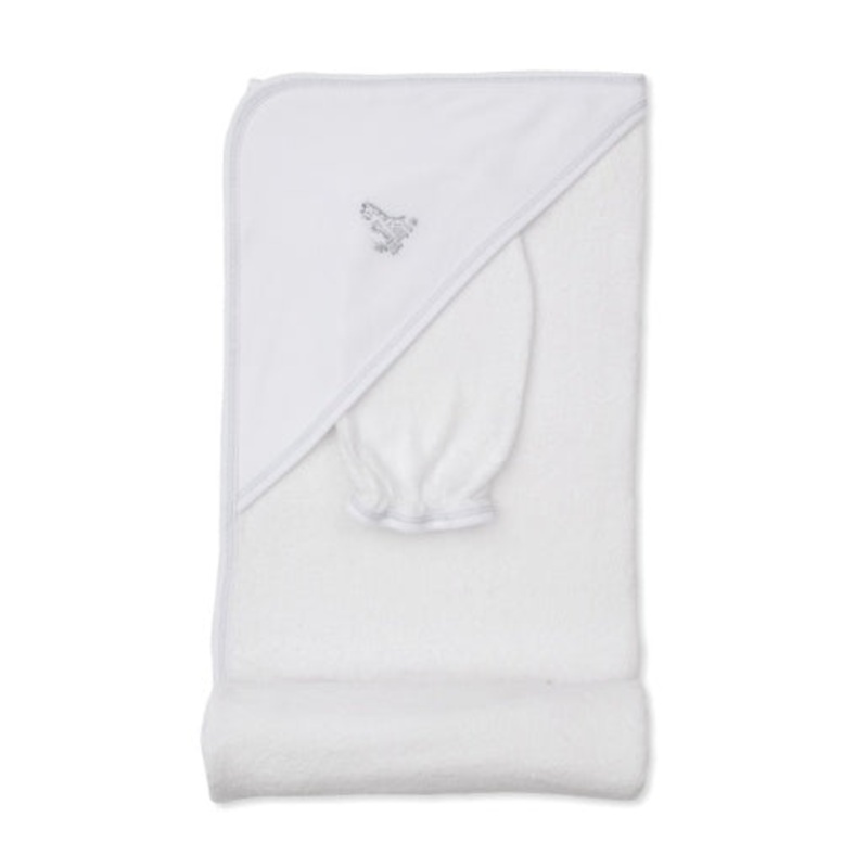 Hooded Towel with Mitt Giraffe Grace 1SIZE