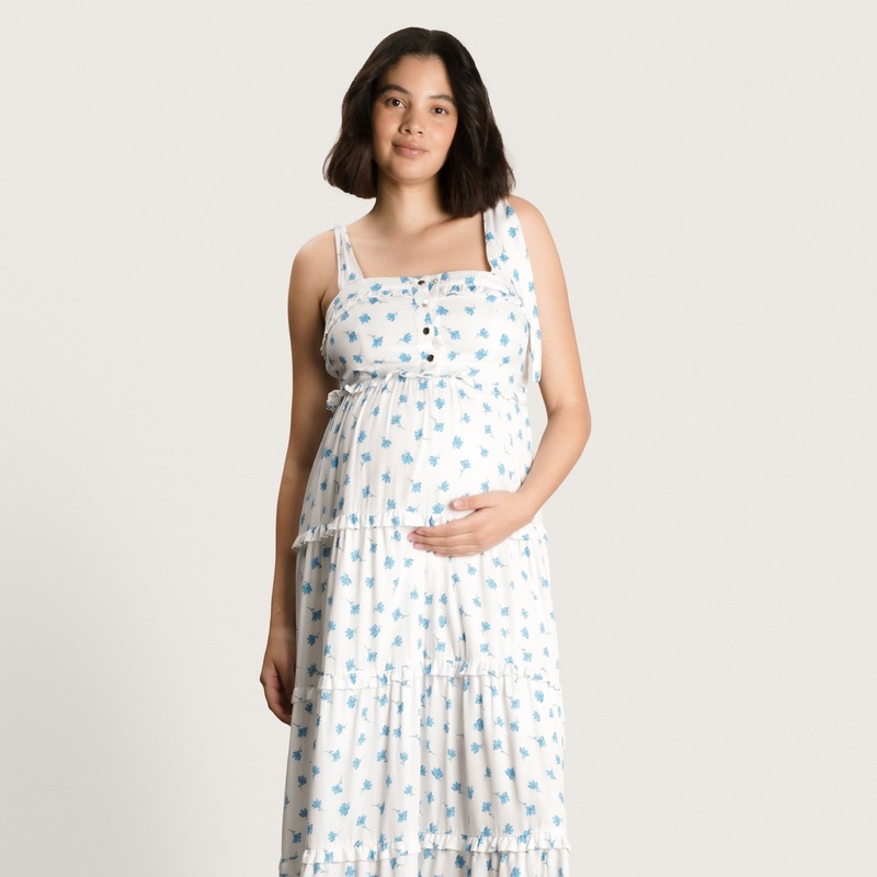 Mara Dress Blue Floral XS