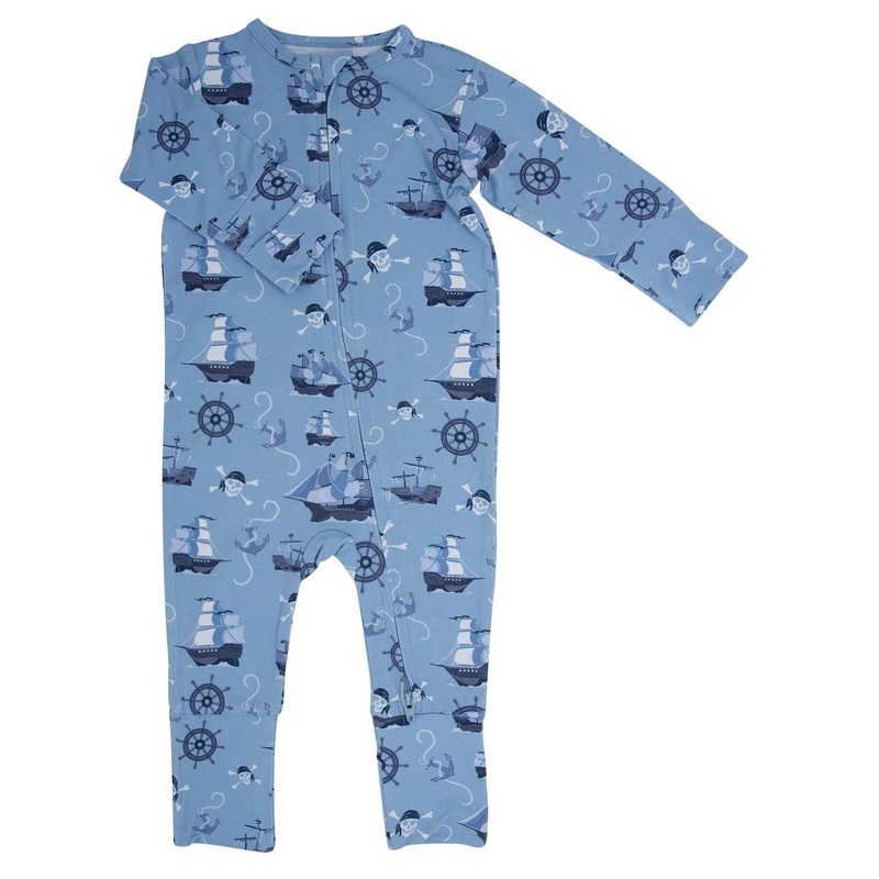 Sweet Bamboo Convertible Romper Frenchie Fun NB