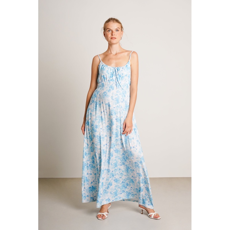 Capri Dress Blue Floral XS