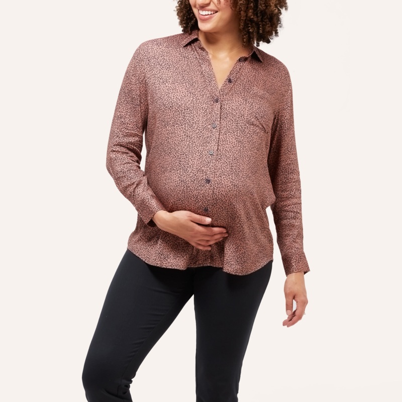 Charley Maternity + Nursing Top Animal SM