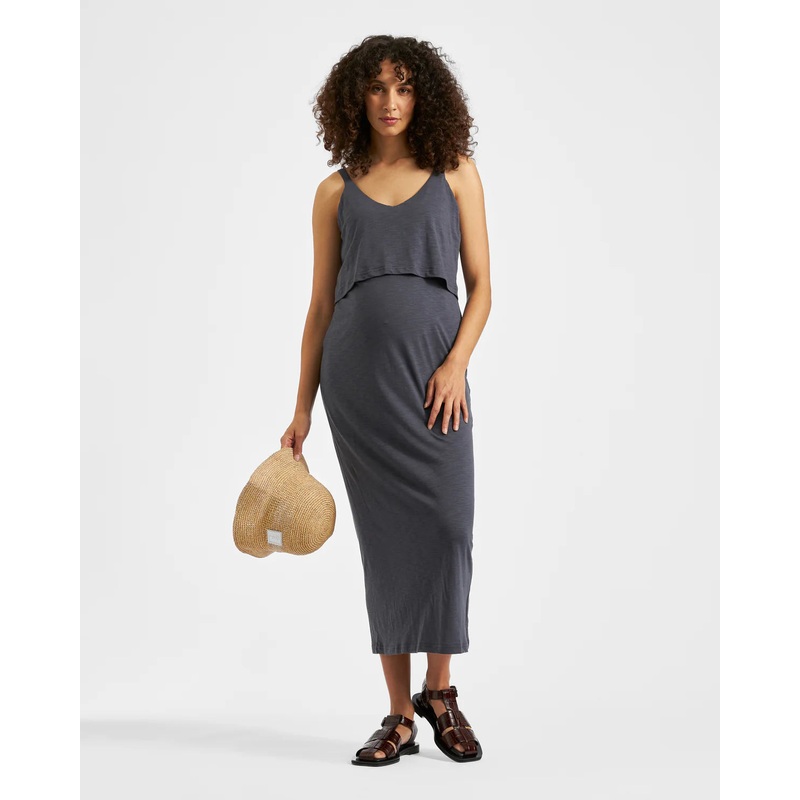 Kerry Nursing Dress Slate XS