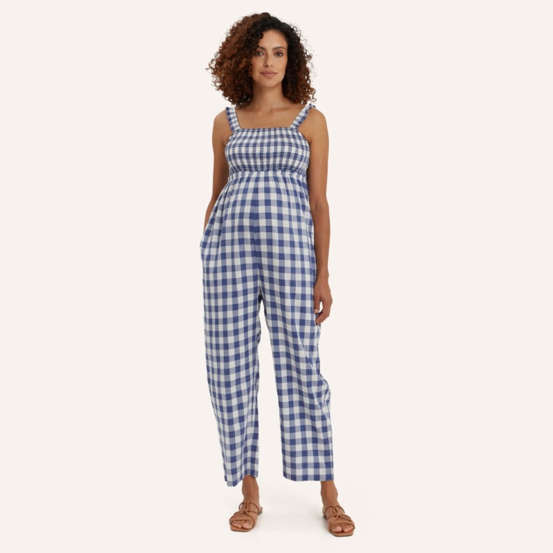 Marais Jumpsuit Teal Floral SM