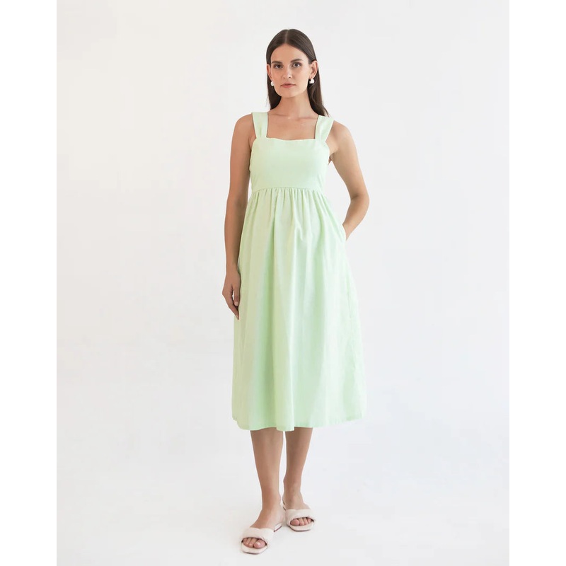 Nina Midi Dress Green XS