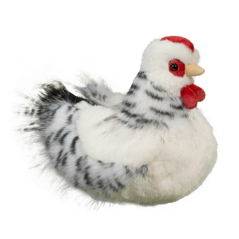 Salty Black + White Hen
