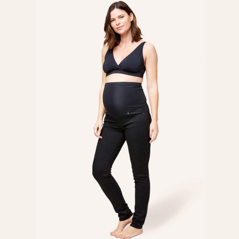 Soho Skinny Over the Belly Maternity Jean Black XS