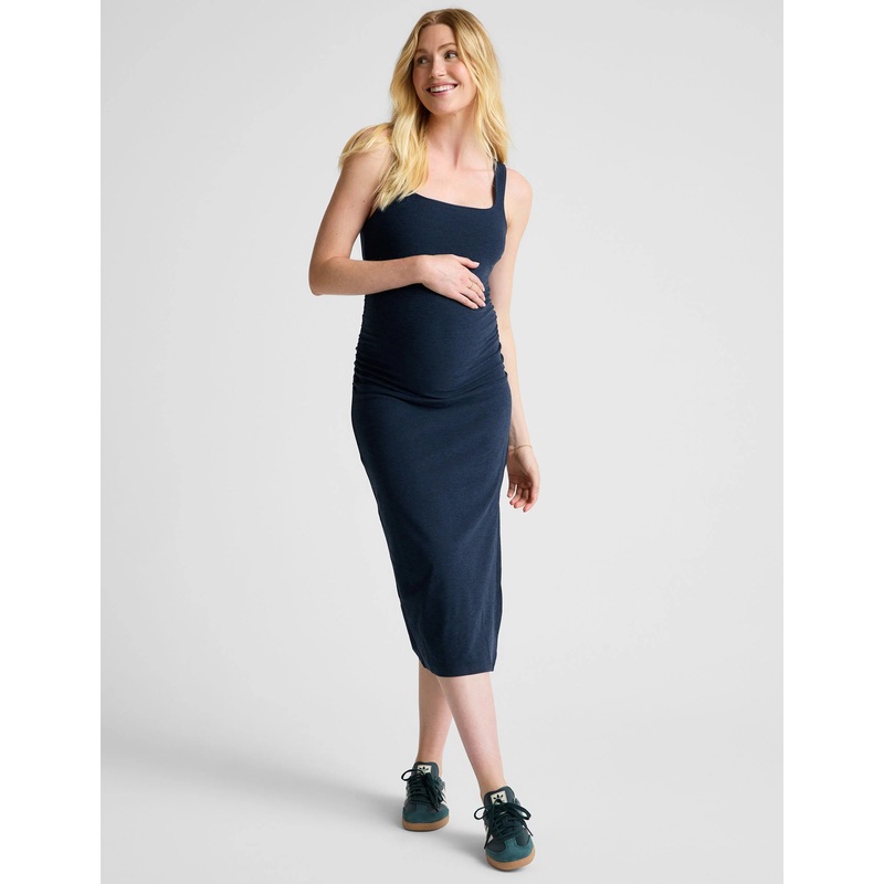 Spacedye Icon Maternity Dress Navy XS