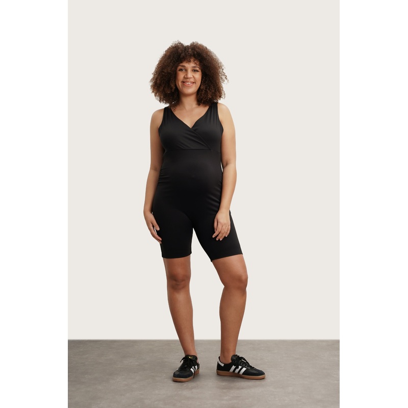 Stretch & Support Romper Black XS