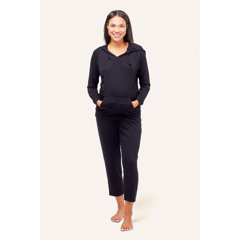 The Simone Hoodie Black XS