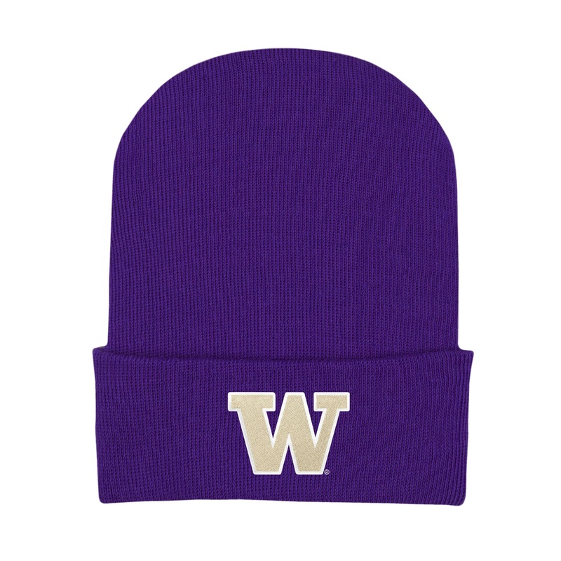 Washington Huskies Knit Cap Purple NB