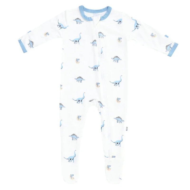 Zippered Footie Jurassic NB