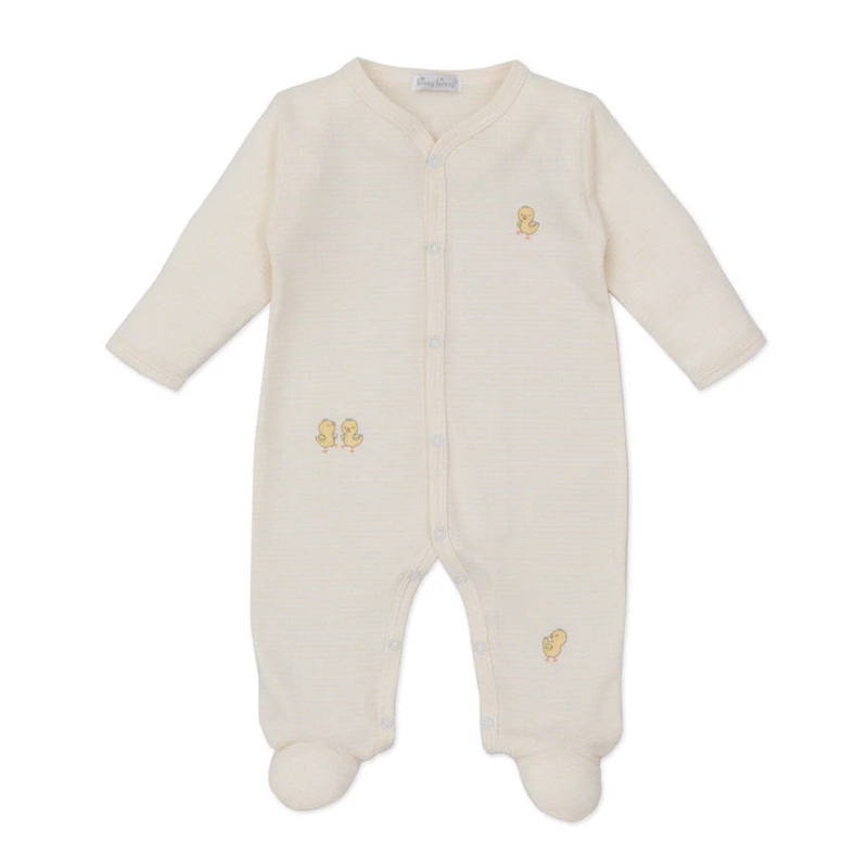 Cheery Chicks Yellow Footie NB