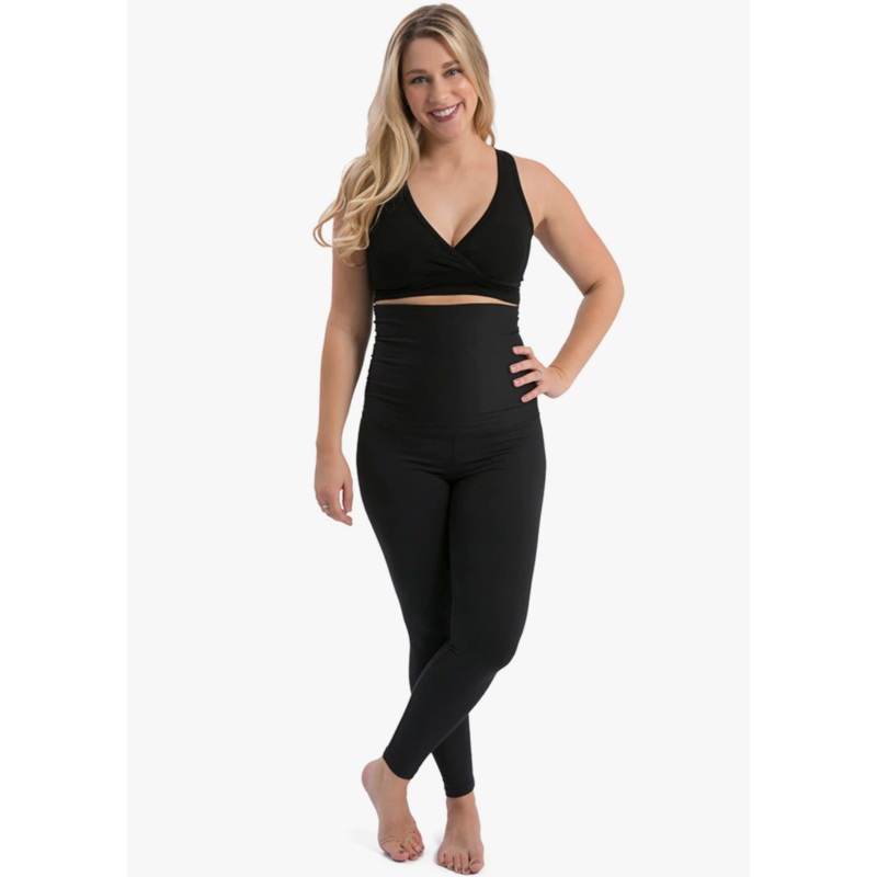Louisa Maternity + Postpartum Support Leggings Black S