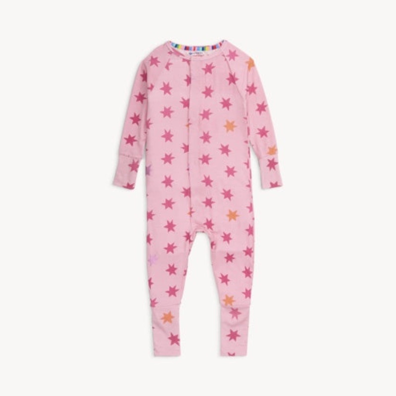 Modal Magnetic Coverall Pink Baby Beats 0-3M