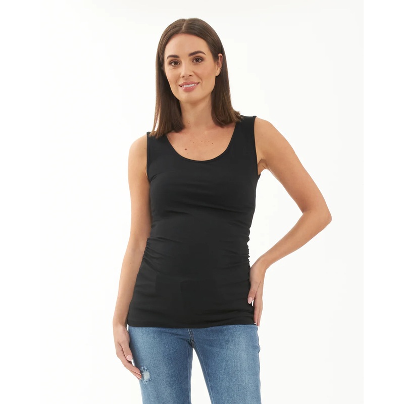 Organic Tube Tank Black S