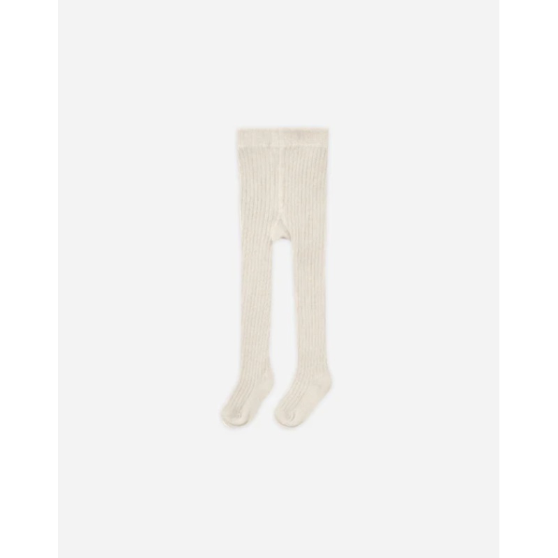 Ribbed Tights Natural 6-9Y