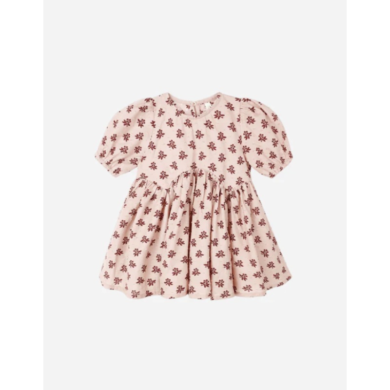 Rose Dress Blush Fleur 6-12M