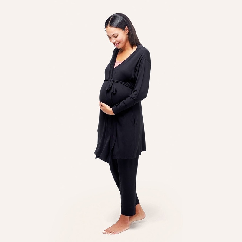 Second Skin Robe Black XS