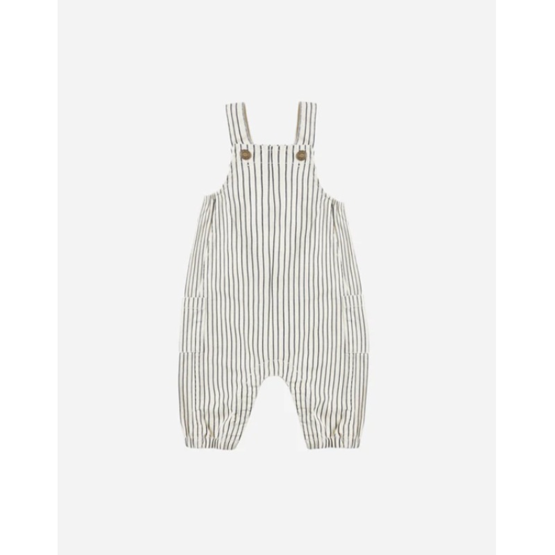 Cargo Baby Overall Navy Pinstripe 3-6M